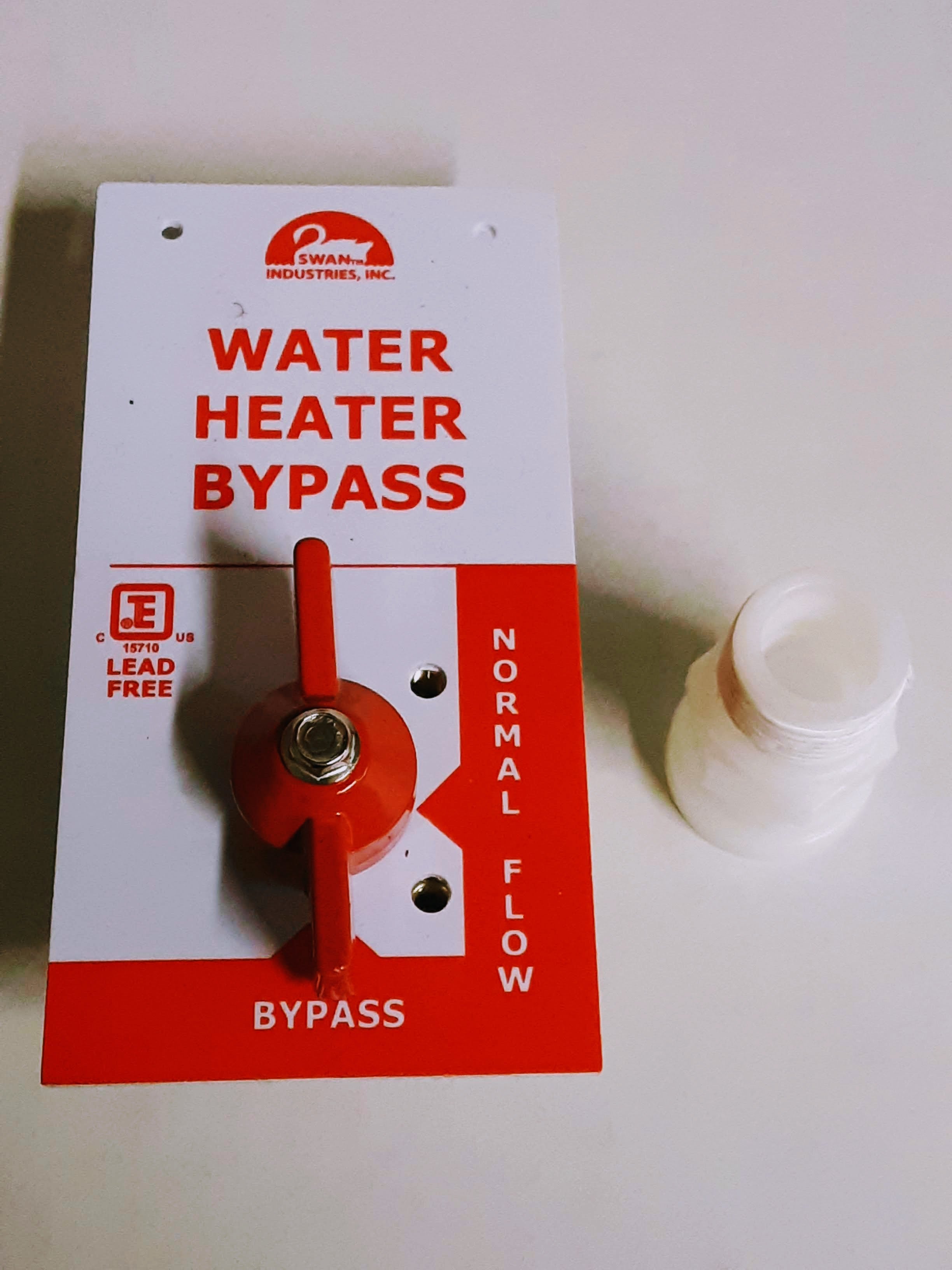 RMV336AKP - Manual Water Heater Bypass Kit
